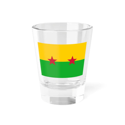 Proposed flag of São Tomé and Príncipe 1974 Proposal 1 (Sao Tome and Principe) Shot Glass 1.5oz 1.5oz - Go Mug Yourself