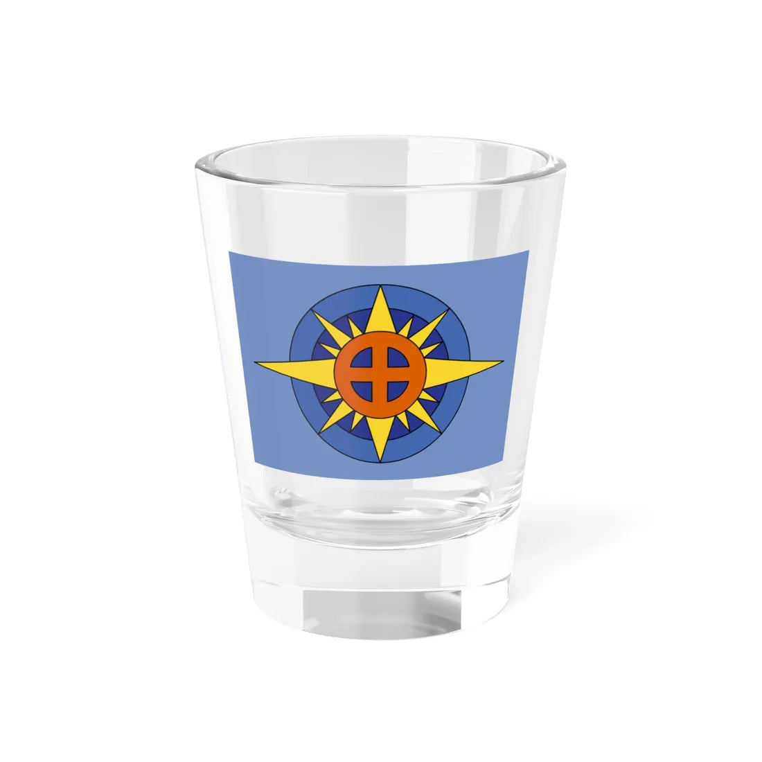Proposed flag of South Dakota 2012 (United States) Shot Glass 1.5oz 1.5oz - Go Mug Yourself