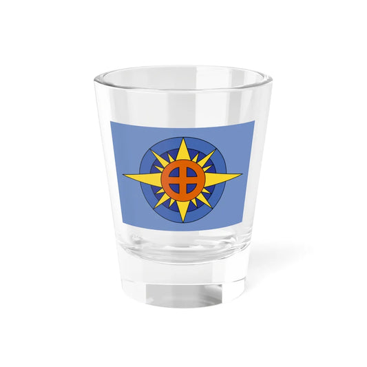 Proposed flag of South Dakota 2012 (United States) Shot Glass 1.5oz 1.5oz - Go Mug Yourself