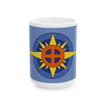 Proposed flag of South Dakota 2012 (United States) White Coffee Mug 15oz - Go Mug Yourself
