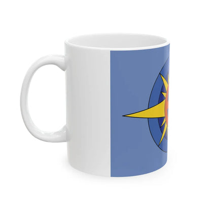 Proposed flag of South Dakota 2012 (United States) White Coffee Mug - Go Mug Yourself