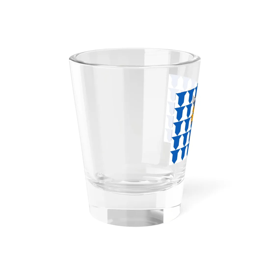 Proposed flag of Svalbard Norway 1930 (Norway) Shot Glass 1.5oz - Go Mug Yourself