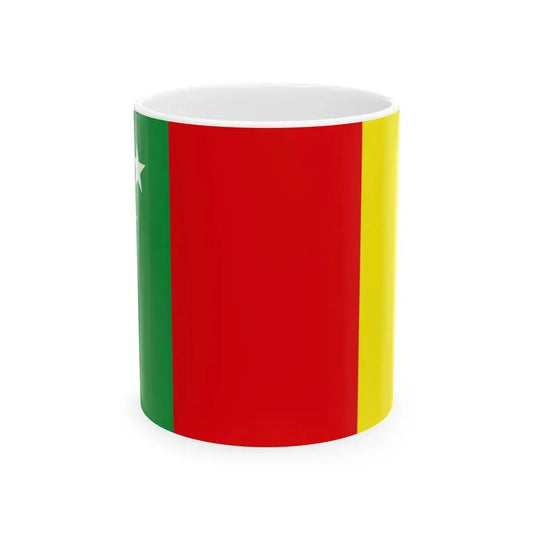 Proposed Flag of the Alash Autonomy vertical (Kazakhstan) White Coffee Mug 11oz - Go Mug Yourself