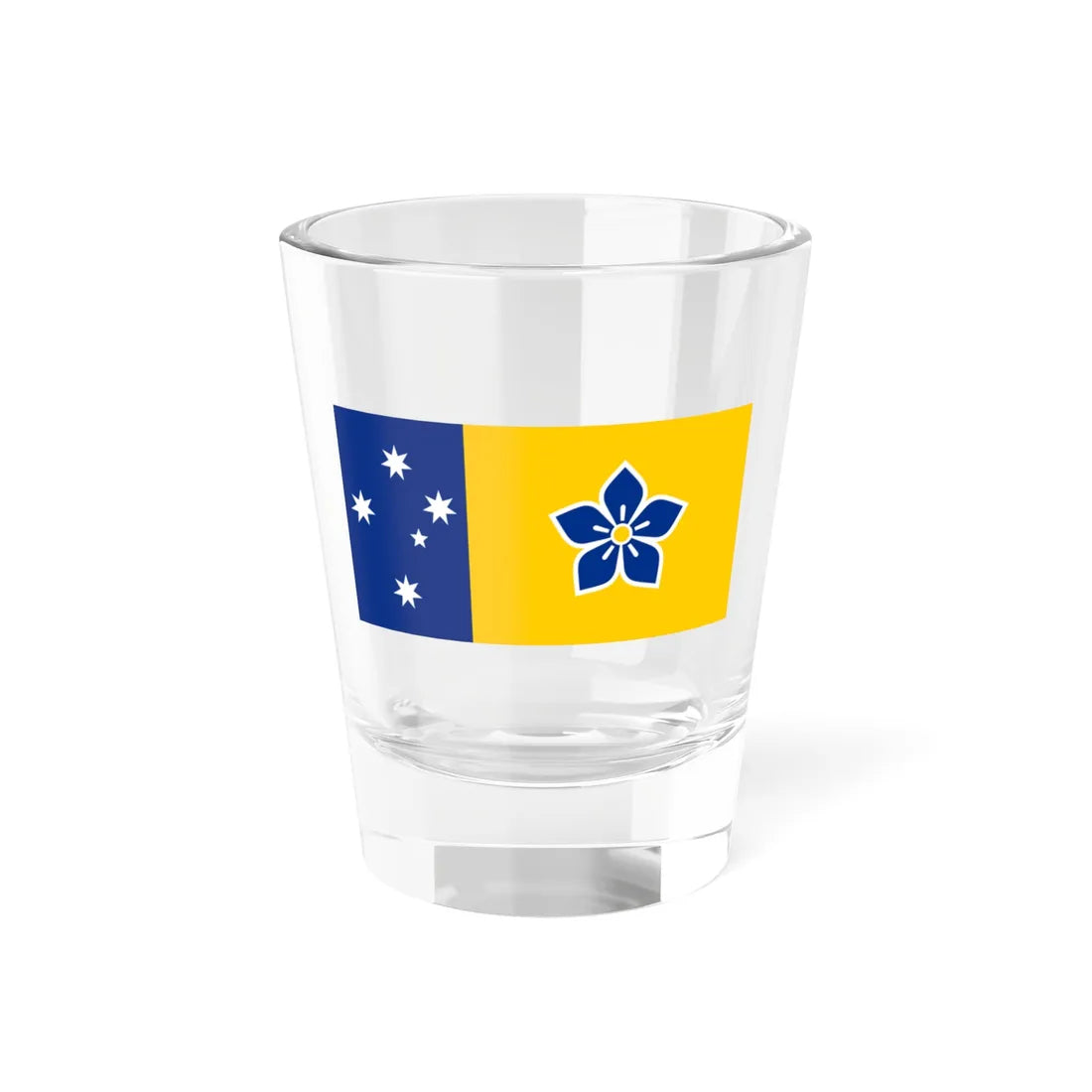 Proposed Flag of the Australian Capital Territory (Australia) Shot Glass 1.5oz 1.5oz - Go Mug Yourself