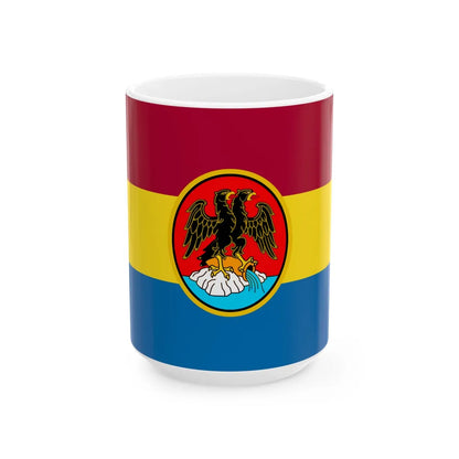 Proposed flag of the City of Rijeka (Croatia) White Coffee Mug 15oz - Go Mug Yourself