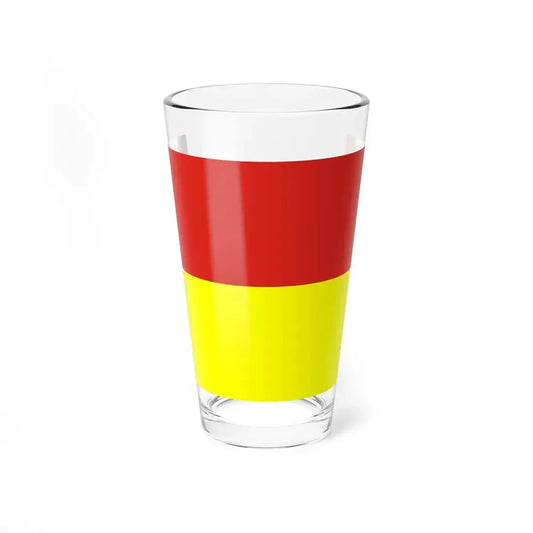 Proposed Flag of the Nationalist Republic of Vietnam (Vietnam) Pint Glass 16oz 16oz - Go Mug Yourself