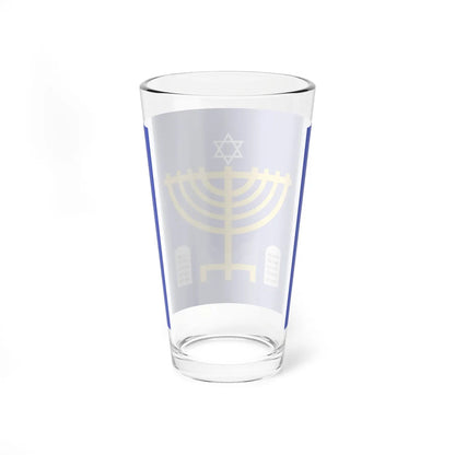 Proposed flag of the State of Judea (Israel) Pint Glass 16oz - Go Mug Yourself