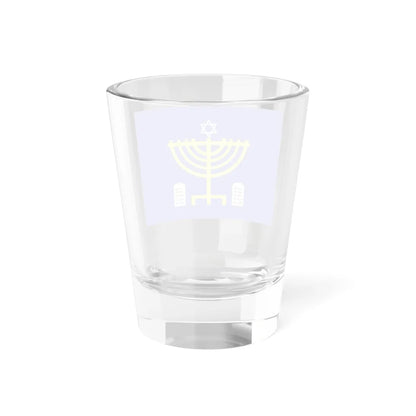 Proposed flag of the State of Judea (Israel) Shot Glass 1.5oz - Go Mug Yourself