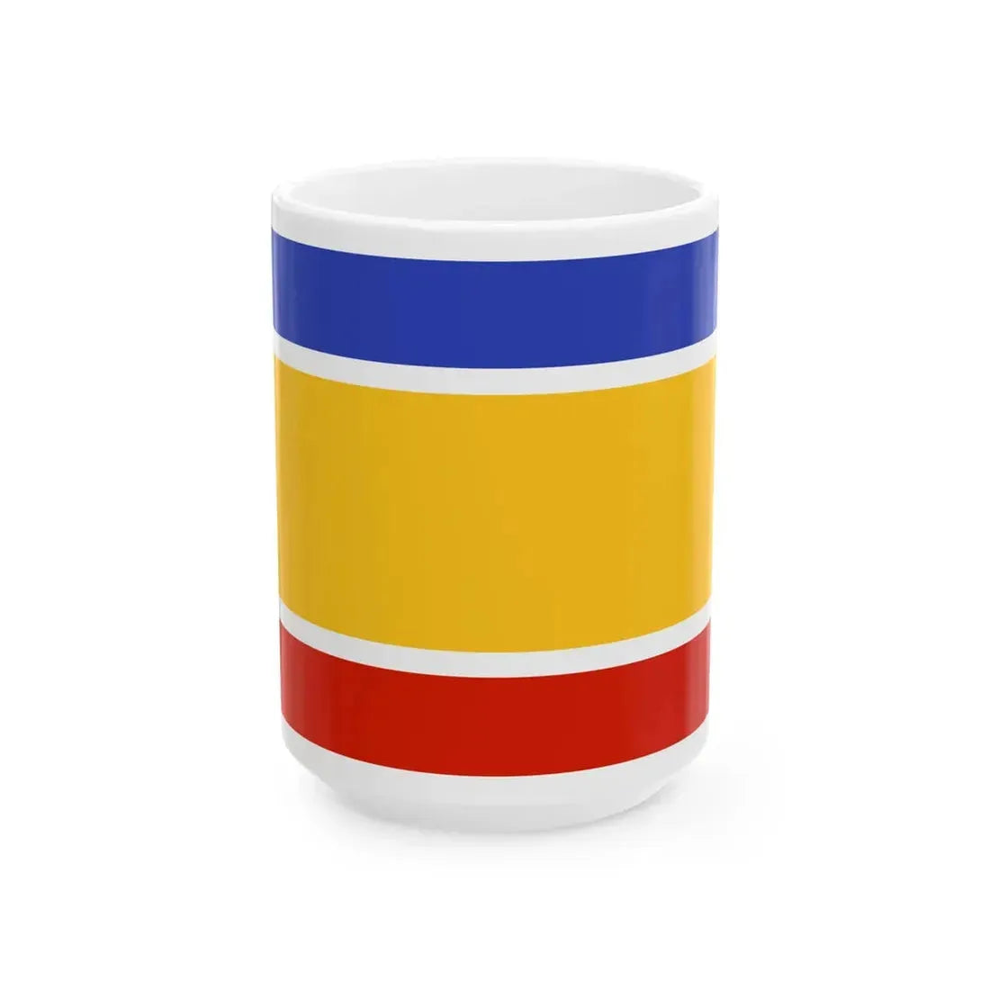 Proposed flag of the United Cyprus Republic (Cyprus) White Coffee Mug 15oz - Go Mug Yourself