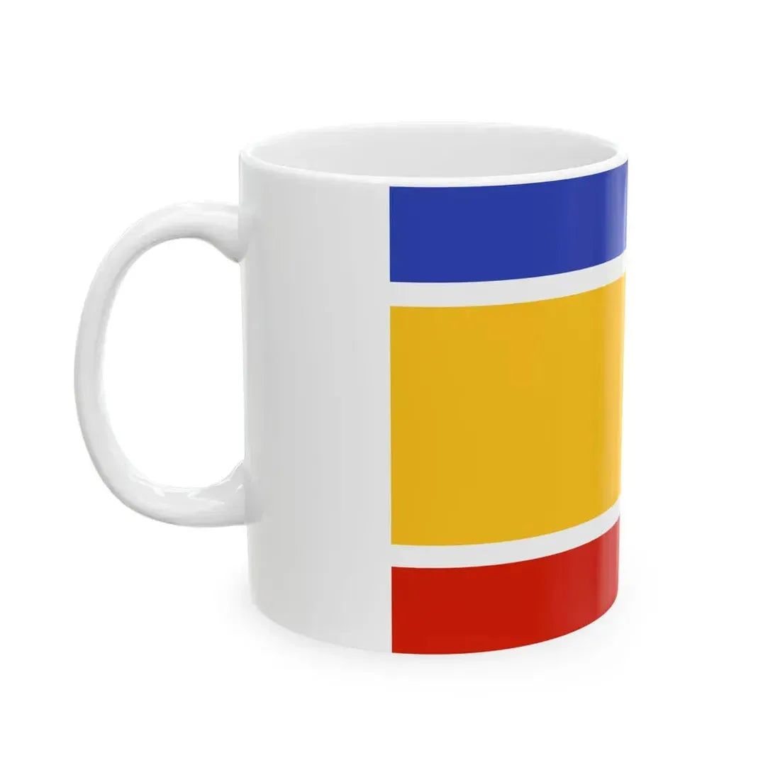 Proposed flag of the United Cyprus Republic (Cyprus) White Coffee Mug - Go Mug Yourself