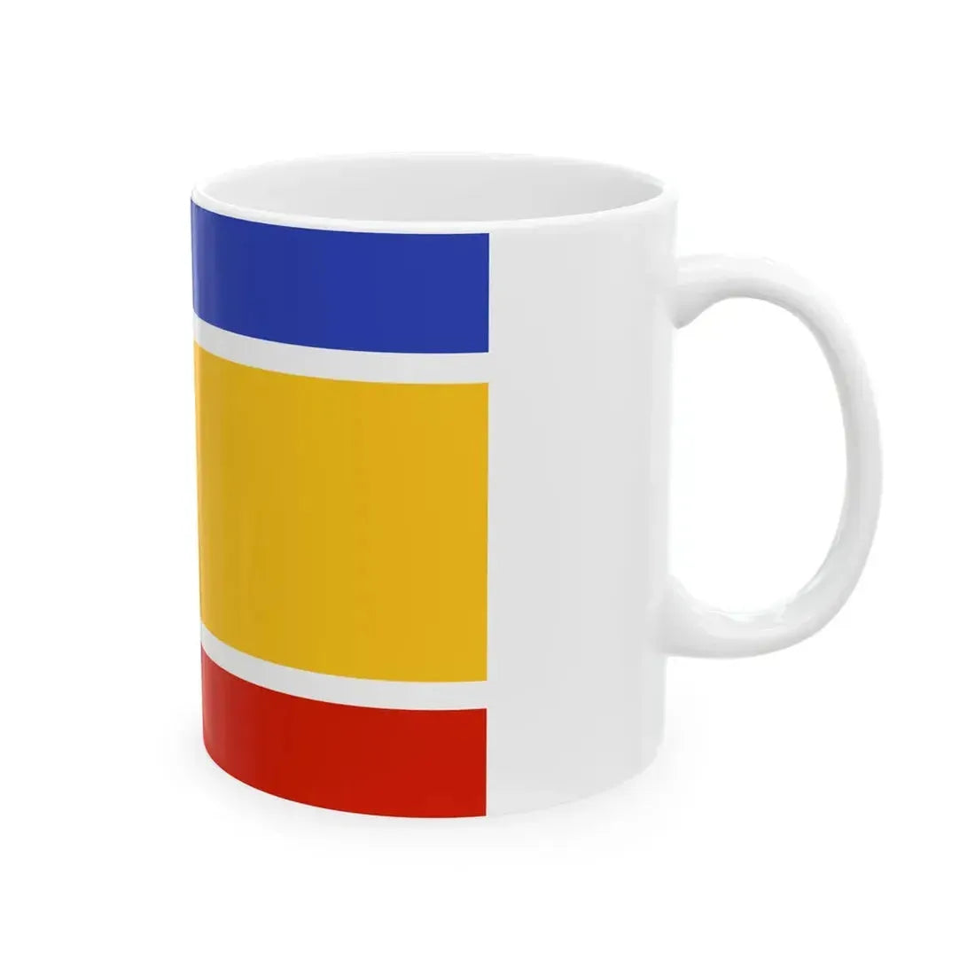 Proposed flag of the United Cyprus Republic (Cyprus) White Coffee Mug - Go Mug Yourself