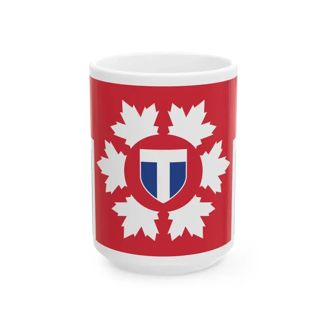 Proposed flag of Toronto 1999 (Canada) White Coffee Mug 15oz - Go Mug Yourself