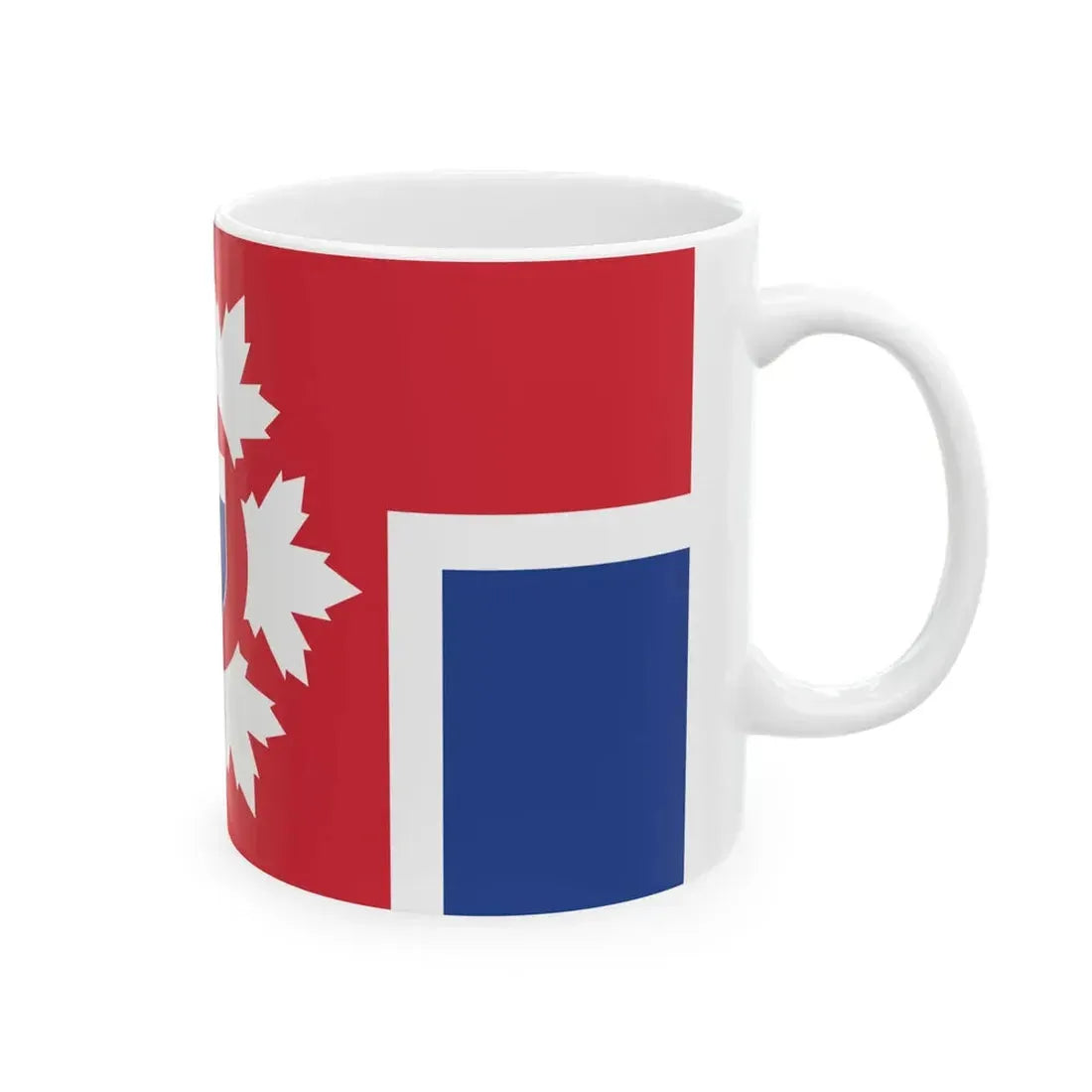 Proposed flag of Toronto 1999 (Canada) White Coffee Mug - Go Mug Yourself