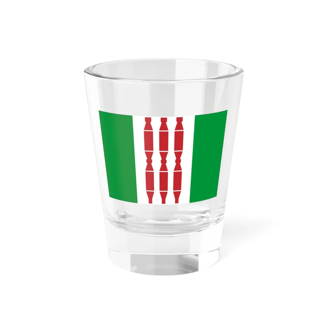 Proposed flag of Umbria (Italy) Shot Glass 1.5oz 1.5oz - Go Mug Yourself