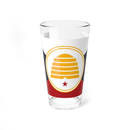 Proposed flag of Utah 2019 (United States) Pint Glass 16oz 16oz - Go Mug Yourself