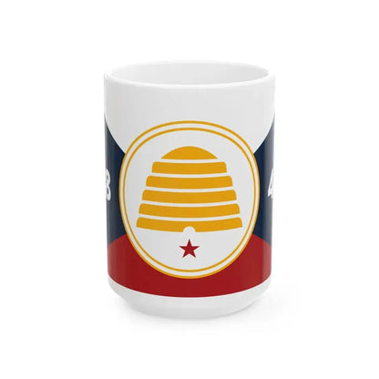 Proposed flag of Utah 2019 (United States) White Coffee Mug 15oz - Go Mug Yourself