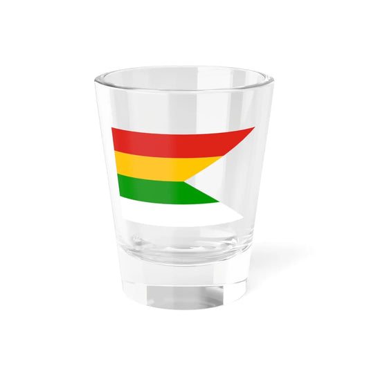 Proposed Imperial Chinese Navy 2nd Commodores Flag 1890 (China) Shot Glass 1.5oz 1.5oz - Go Mug Yourself