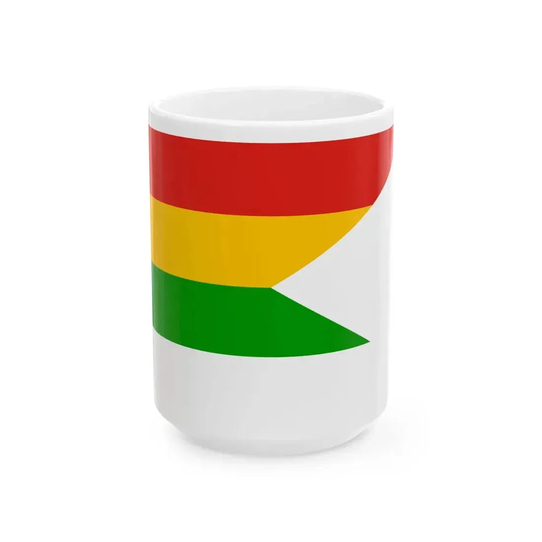 Proposed Imperial Chinese Navy 2nd Commodores Flag 1890 (China) White Coffee Mug 15oz - Go Mug Yourself