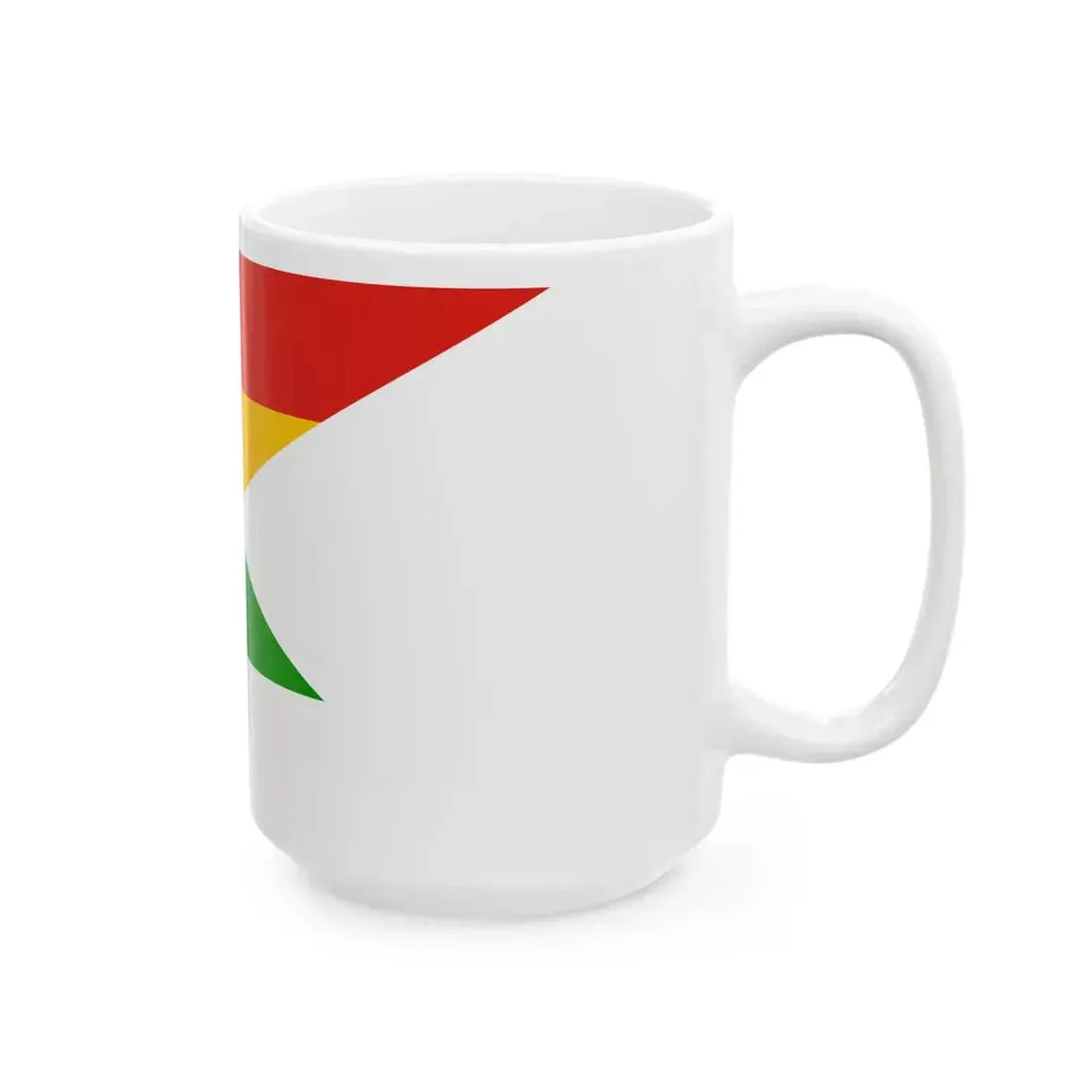 Proposed Imperial Chinese Navy 2nd Commodores Flag 1890 (China) White Coffee Mug - Go Mug Yourself