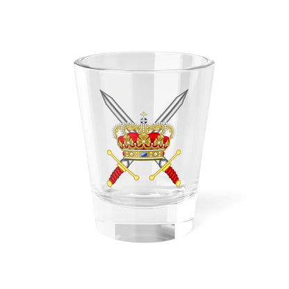 Proposed logo for Ministry for War Denmark (Denmark) (Coat of Arms) Shot Glass 1.5oz 1.5oz - Go Mug Yourself