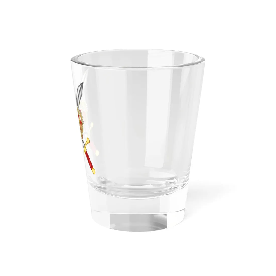 Proposed logo for Ministry for War Denmark (Denmark) (Coat of Arms) Shot Glass 1.5oz - Go Mug Yourself