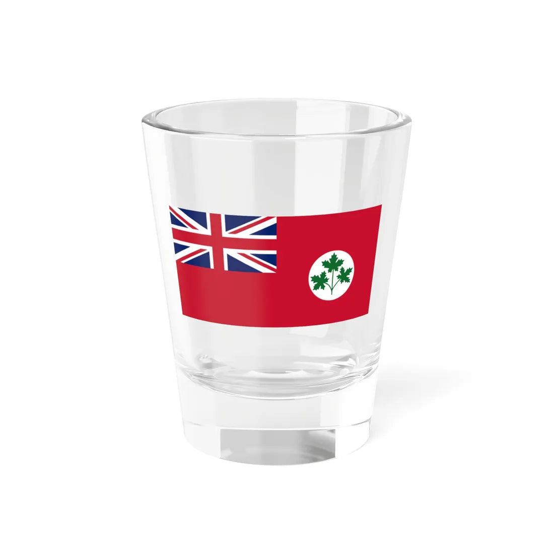 Proposed National Flag and Red Ensign of Canada by EM Chadwick 1896 (Canada) Shot Glass 1.5oz 1.5oz - Go Mug Yourself