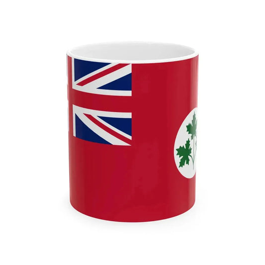 Proposed National Flag and Red Ensign of Canada by EM Chadwick 1896 (Canada) White Coffee Mug 11oz - Go Mug Yourself