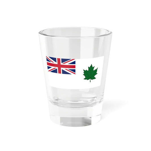 Proposed National Flag of Canada 1926 La Presse Contest Winner (Canada) Shot Glass 1.5oz 1.5oz - Go Mug Yourself