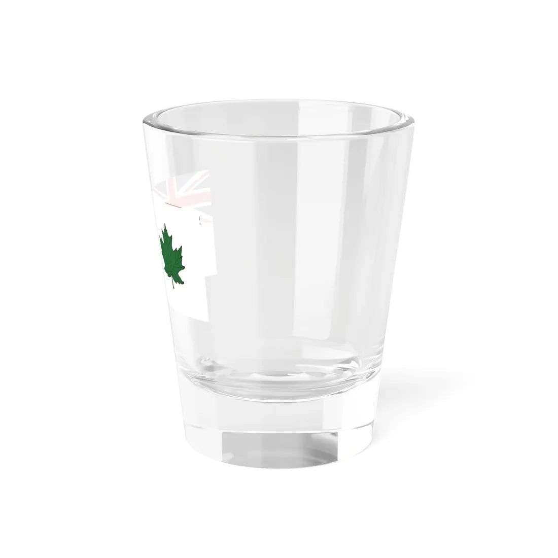 Proposed National Flag of Canada 1926 La Presse Contest Winner (Canada) Shot Glass 1.5oz - Go Mug Yourself