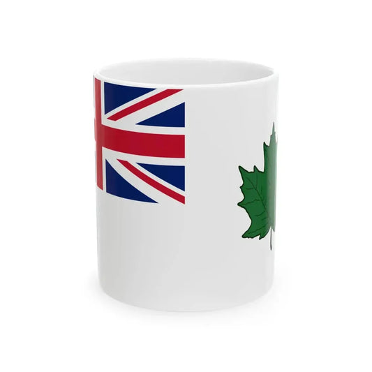 Proposed National Flag of Canada 1926 La Presse Contest Winner (Canada) White Coffee Mug 11oz - Go Mug Yourself