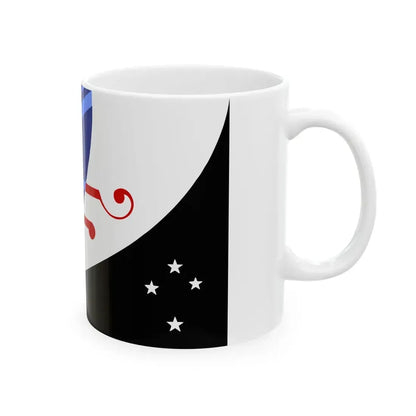 Proposed new New Zealand flag with Union Jack (New Zealand) White Coffee Mug - Go Mug Yourself