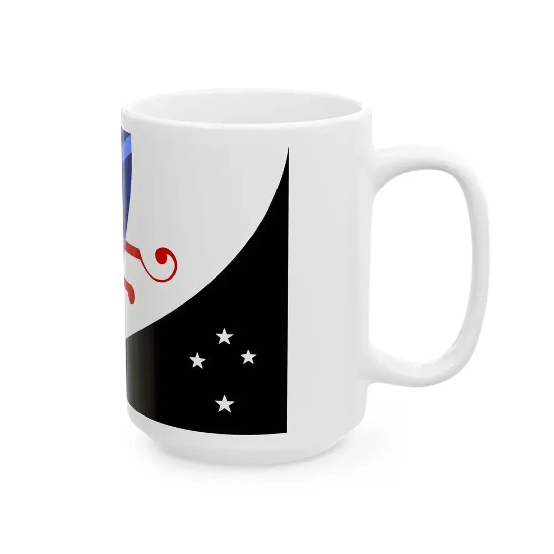 Proposed new New Zealand flag with Union Jack (New Zealand) White Coffee Mug - Go Mug Yourself