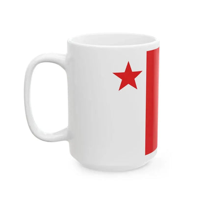 Proposed PRC national flags 018 (China) White Coffee Mug - Go Mug Yourself
