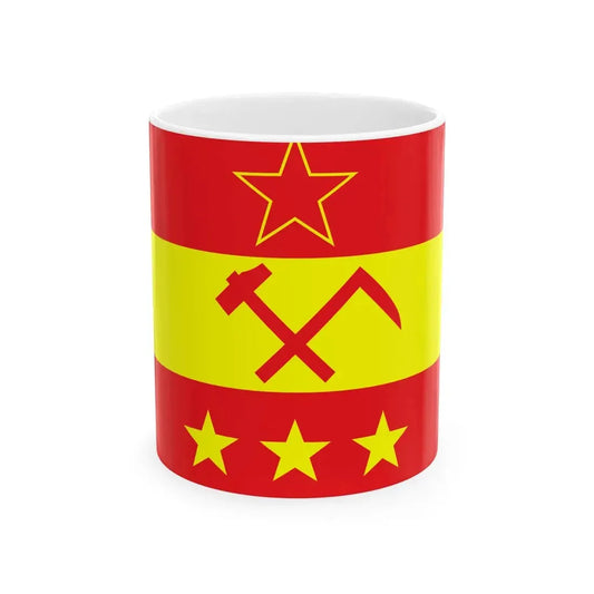 Proposed PRC national flags 020 (China) White Coffee Mug 11oz - Go Mug Yourself