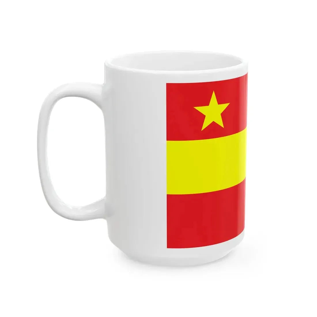 Proposed PRC national flags 021 (China) White Coffee Mug - Go Mug Yourself