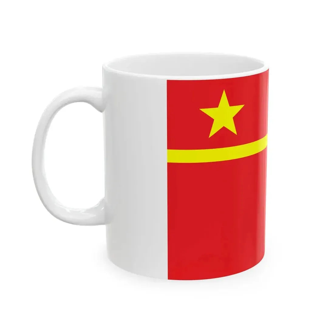 Proposed PRC national flags 022 (China) White Coffee Mug - Go Mug Yourself