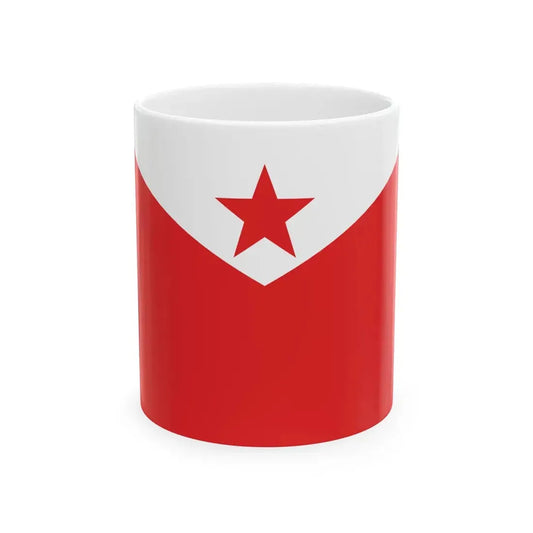 Proposed PRC national flags 029 (China) White Coffee Mug 11oz - Go Mug Yourself