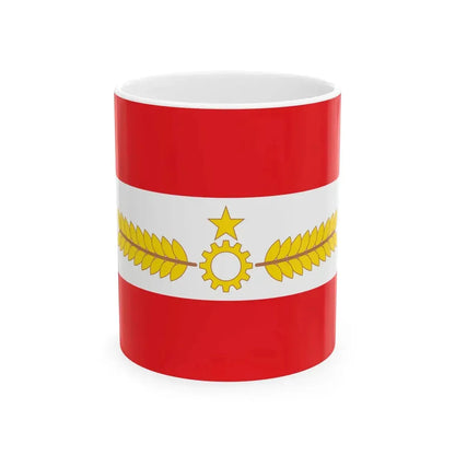 Proposed PRC national flags 030 (China) White Coffee Mug 11oz - Go Mug Yourself
