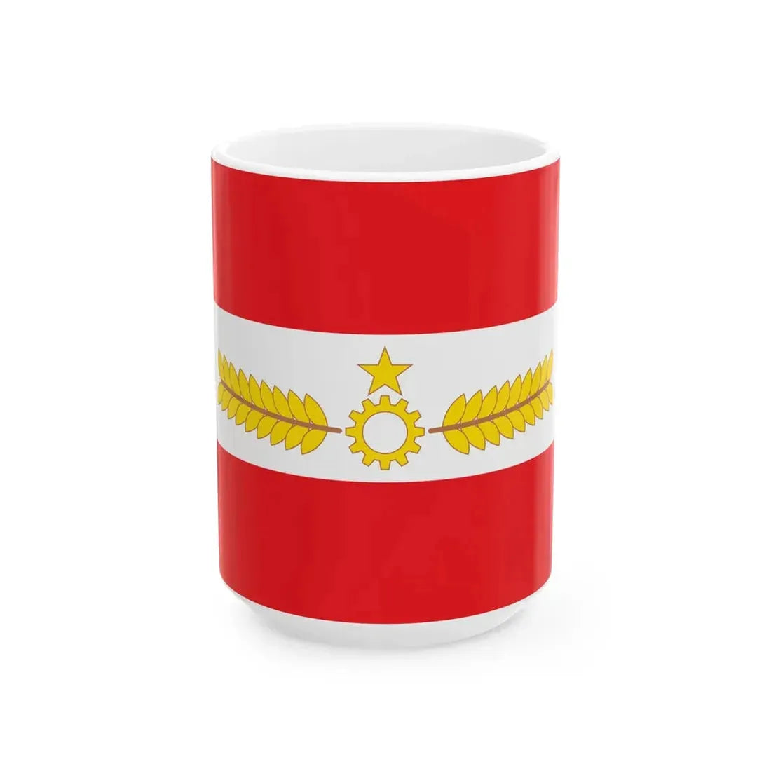 Proposed PRC national flags 030 (China) White Coffee Mug 15oz - Go Mug Yourself