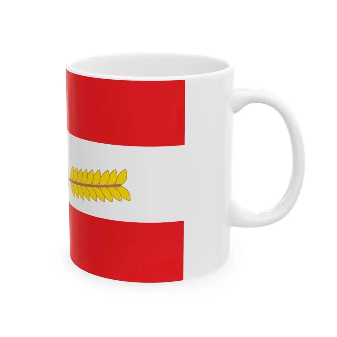 Proposed PRC national flags 030 (China) White Coffee Mug - Go Mug Yourself