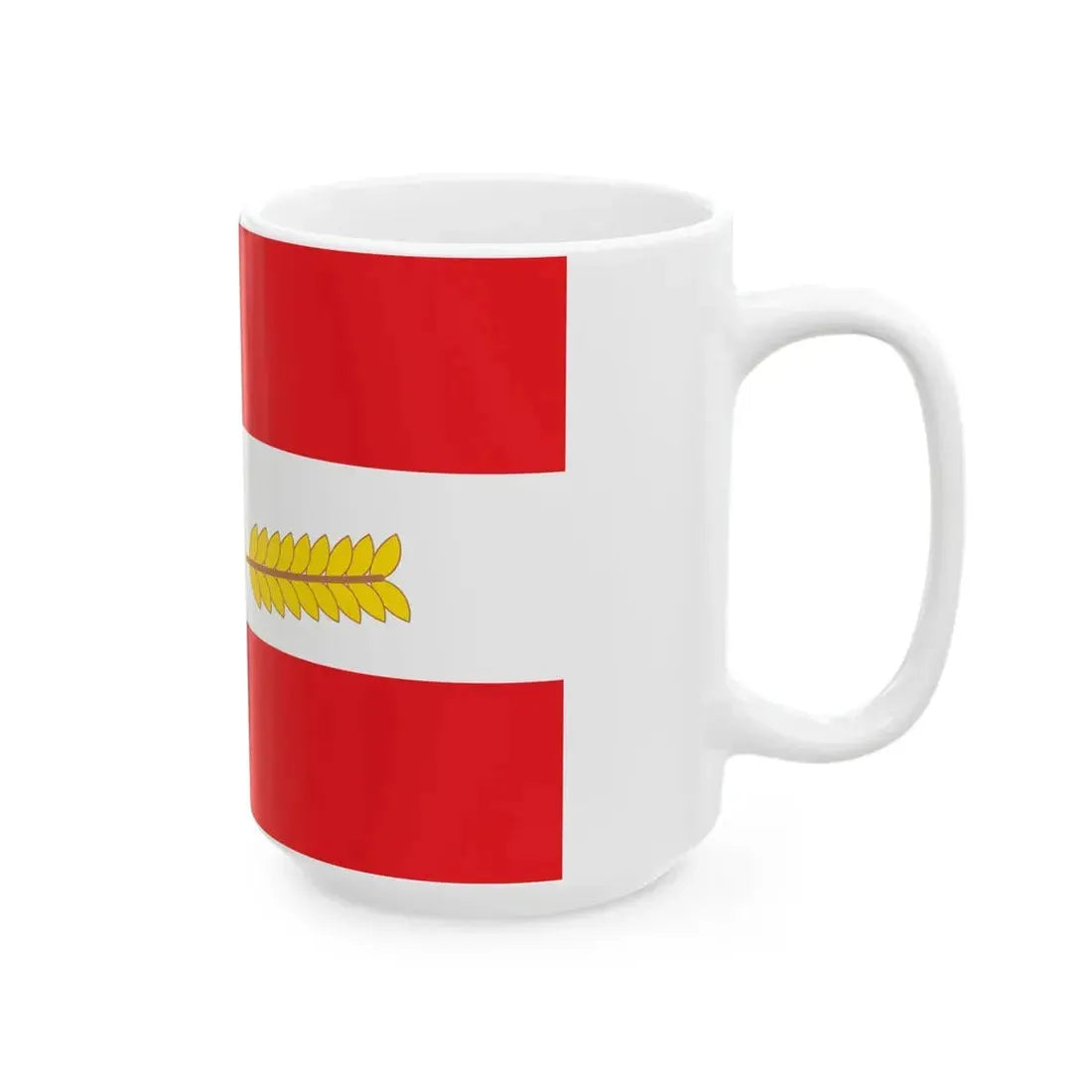 Proposed PRC national flags 030 (China) White Coffee Mug - Go Mug Yourself