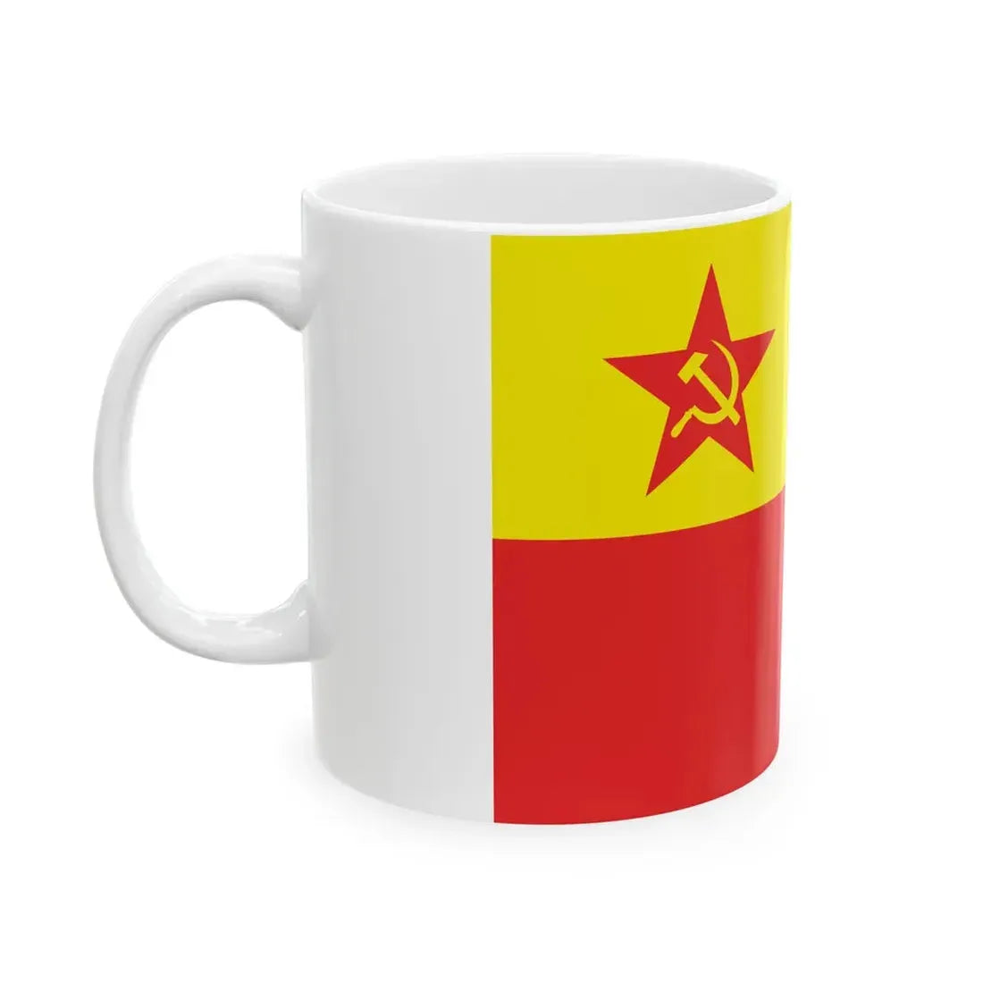Proposed PRC national flags 031 (China) White Coffee Mug - Go Mug Yourself