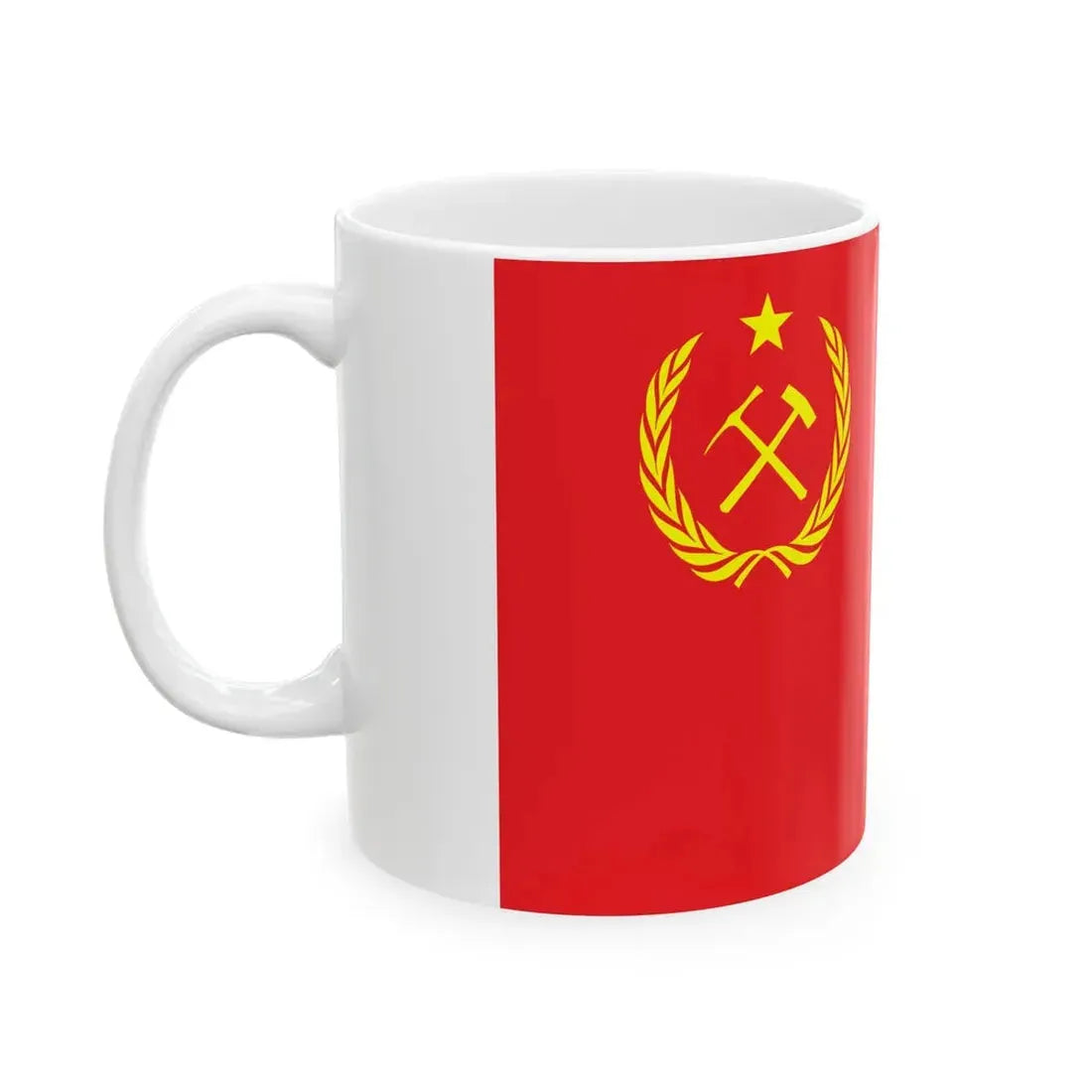 Proposed PRC national flags 032 (China) White Coffee Mug - Go Mug Yourself
