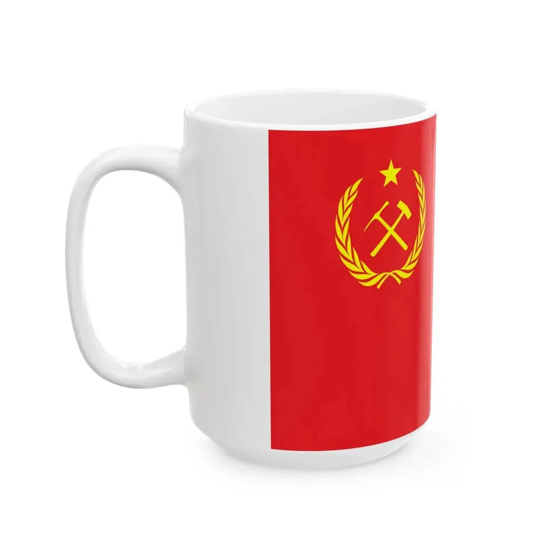 Proposed PRC national flags 032 (China) White Coffee Mug - Go Mug Yourself