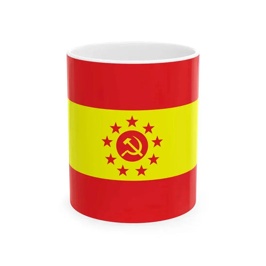 Proposed PRC national flags 034 (China) White Coffee Mug 11oz - Go Mug Yourself