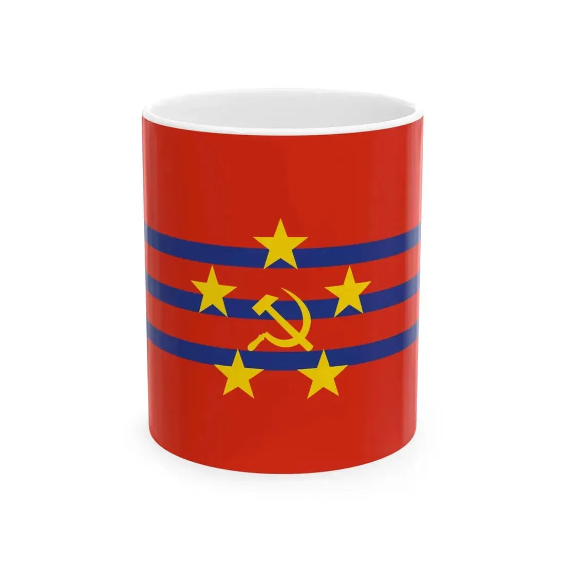 Proposed PRC national flags 035 (China) White Coffee Mug 11oz - Go Mug Yourself