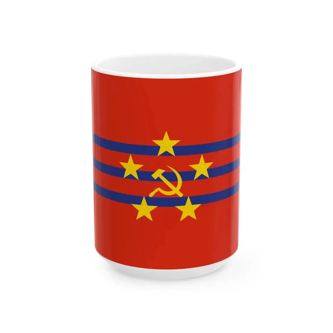 Proposed PRC national flags 035 (China) White Coffee Mug 15oz - Go Mug Yourself
