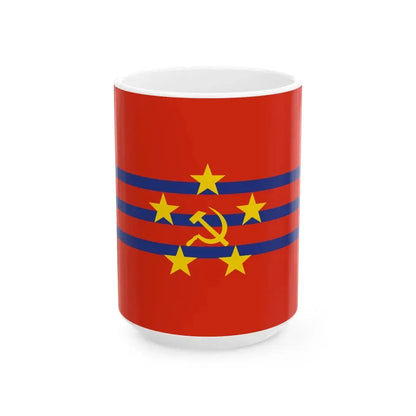 Proposed PRC national flags 035 (China) White Coffee Mug 15oz - Go Mug Yourself