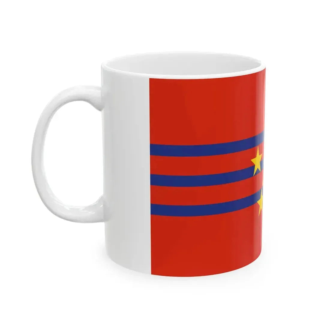 Proposed PRC national flags 035 (China) White Coffee Mug - Go Mug Yourself