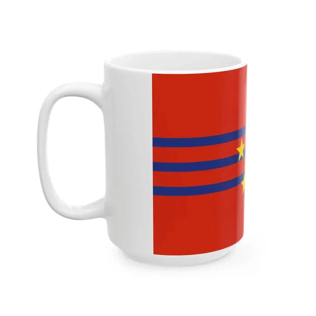 Proposed PRC national flags 035 (China) White Coffee Mug - Go Mug Yourself